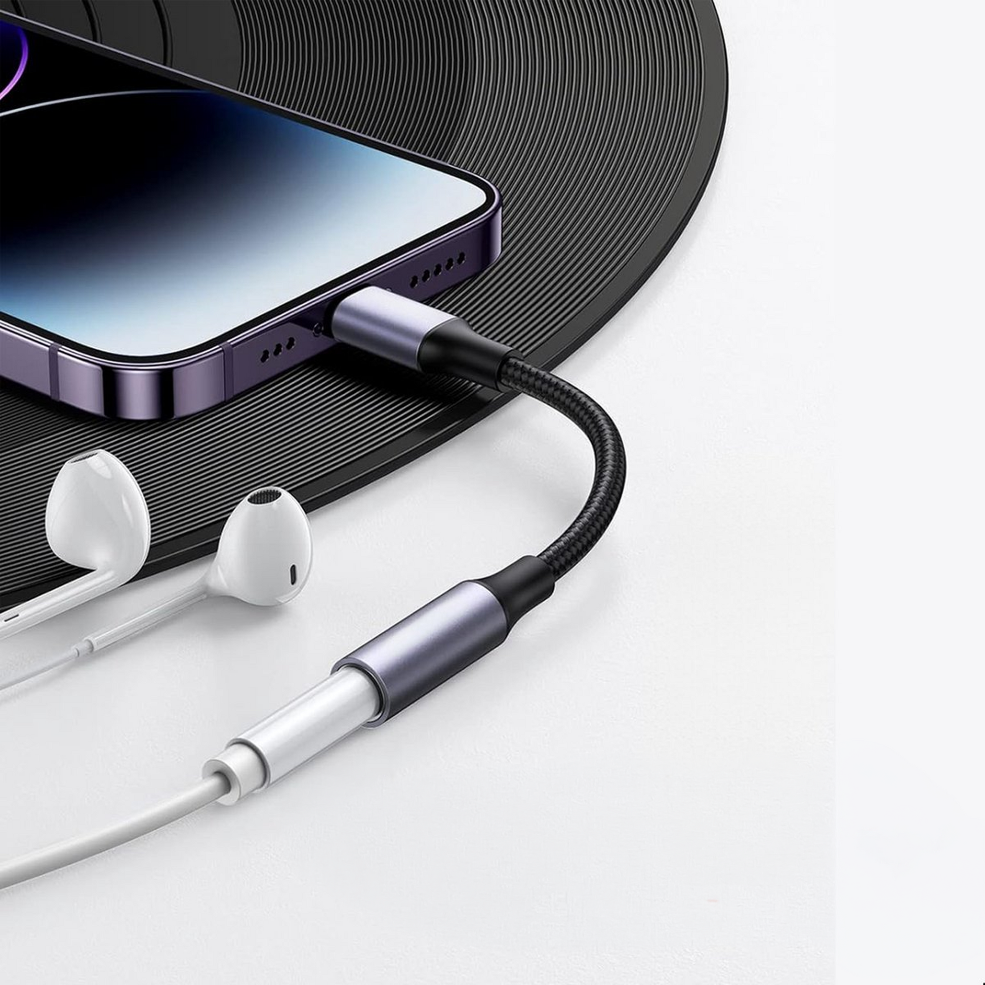 USB-C naar Aux Adapter - Spacegrey-7