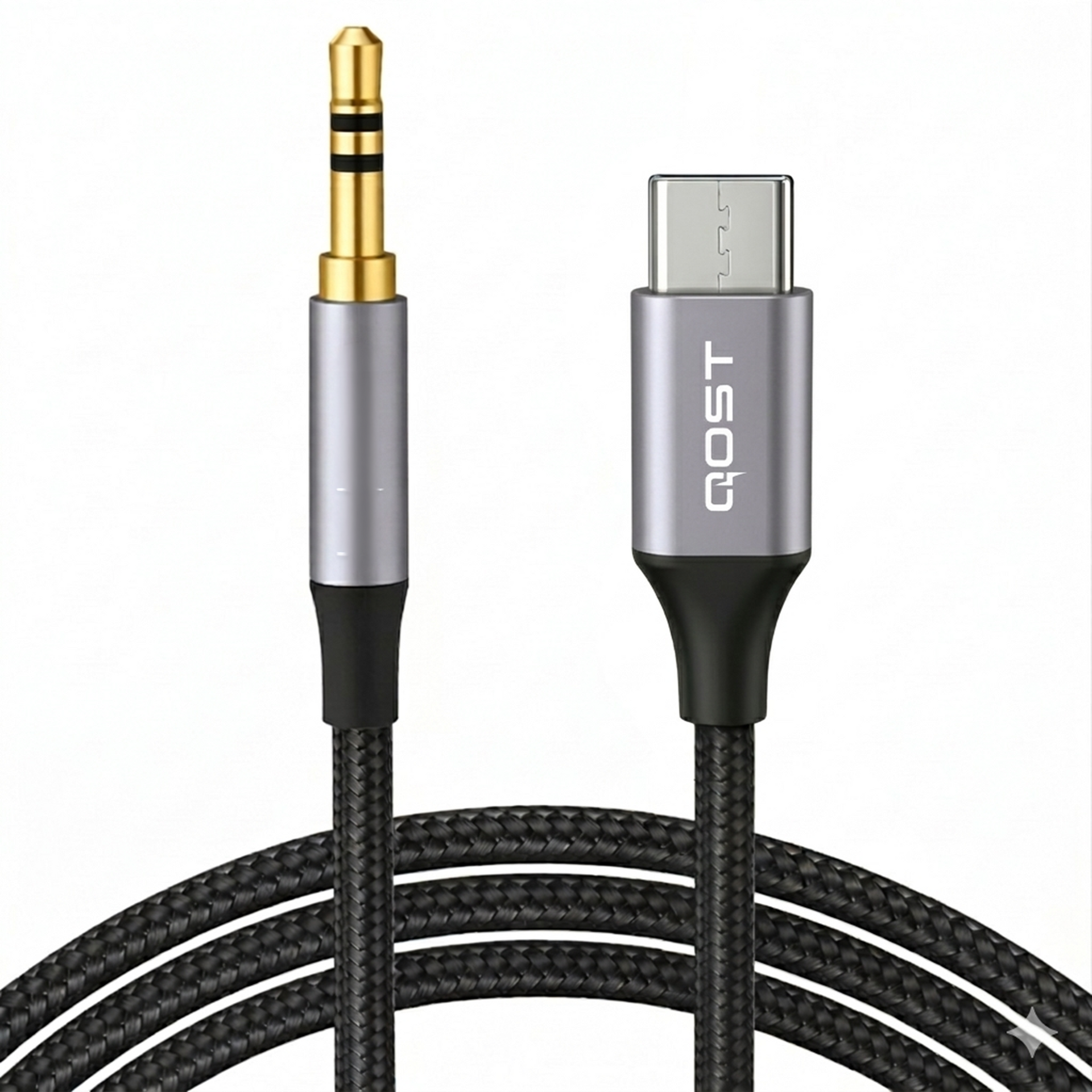 USB-C naar Aux Kabel - 1 Meter - Spacegrey