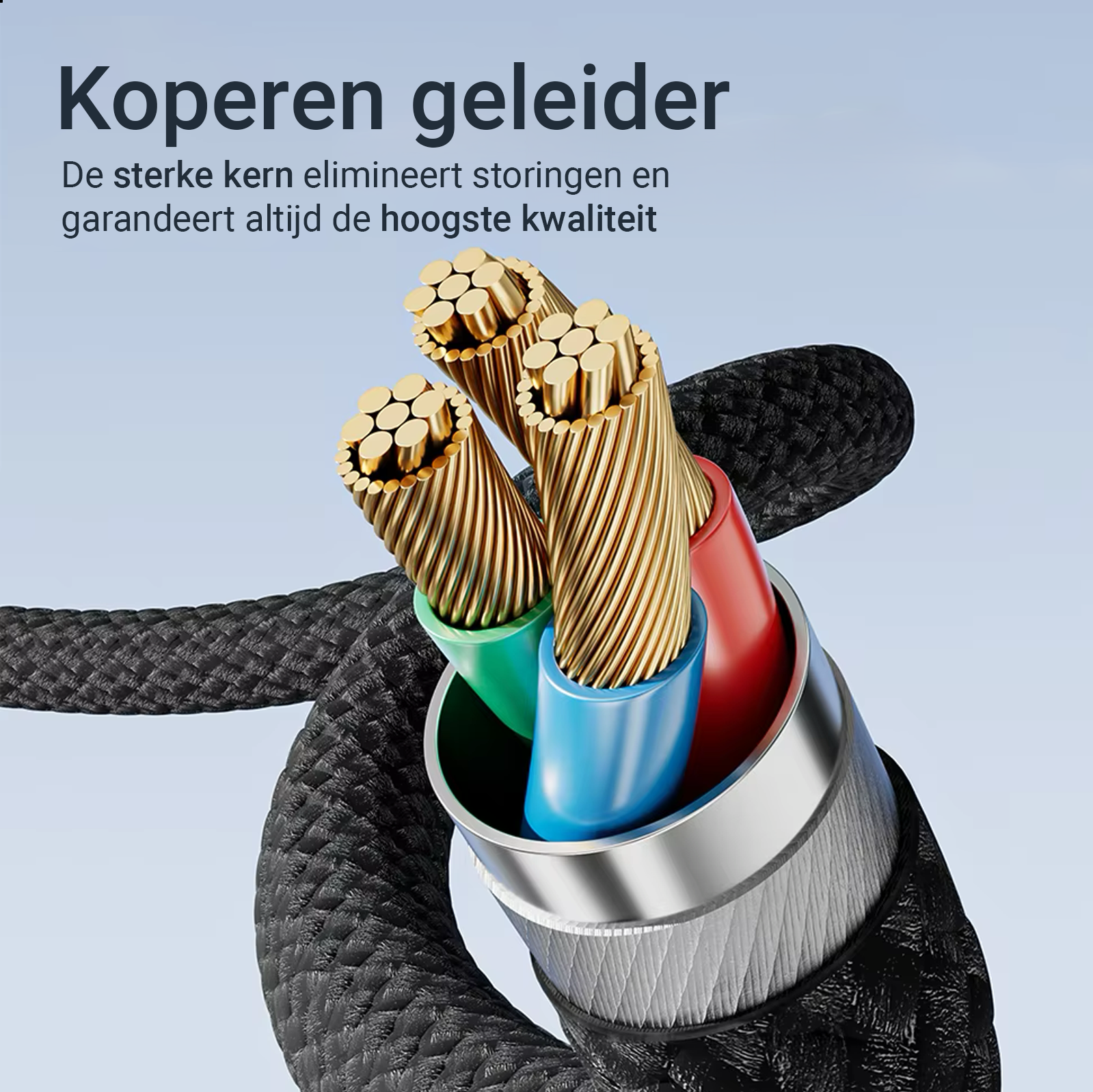 Aux naar RCA Kabel - 10 Meter - Spacegrey-7