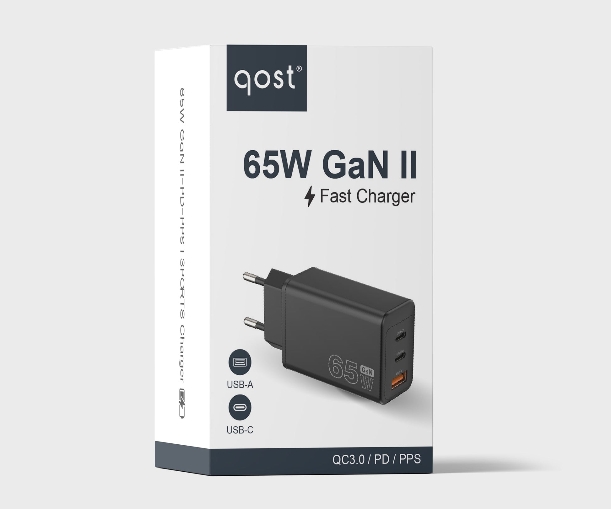 USB-C Adapter 65W - USB-A / USB-C - Zwart-8