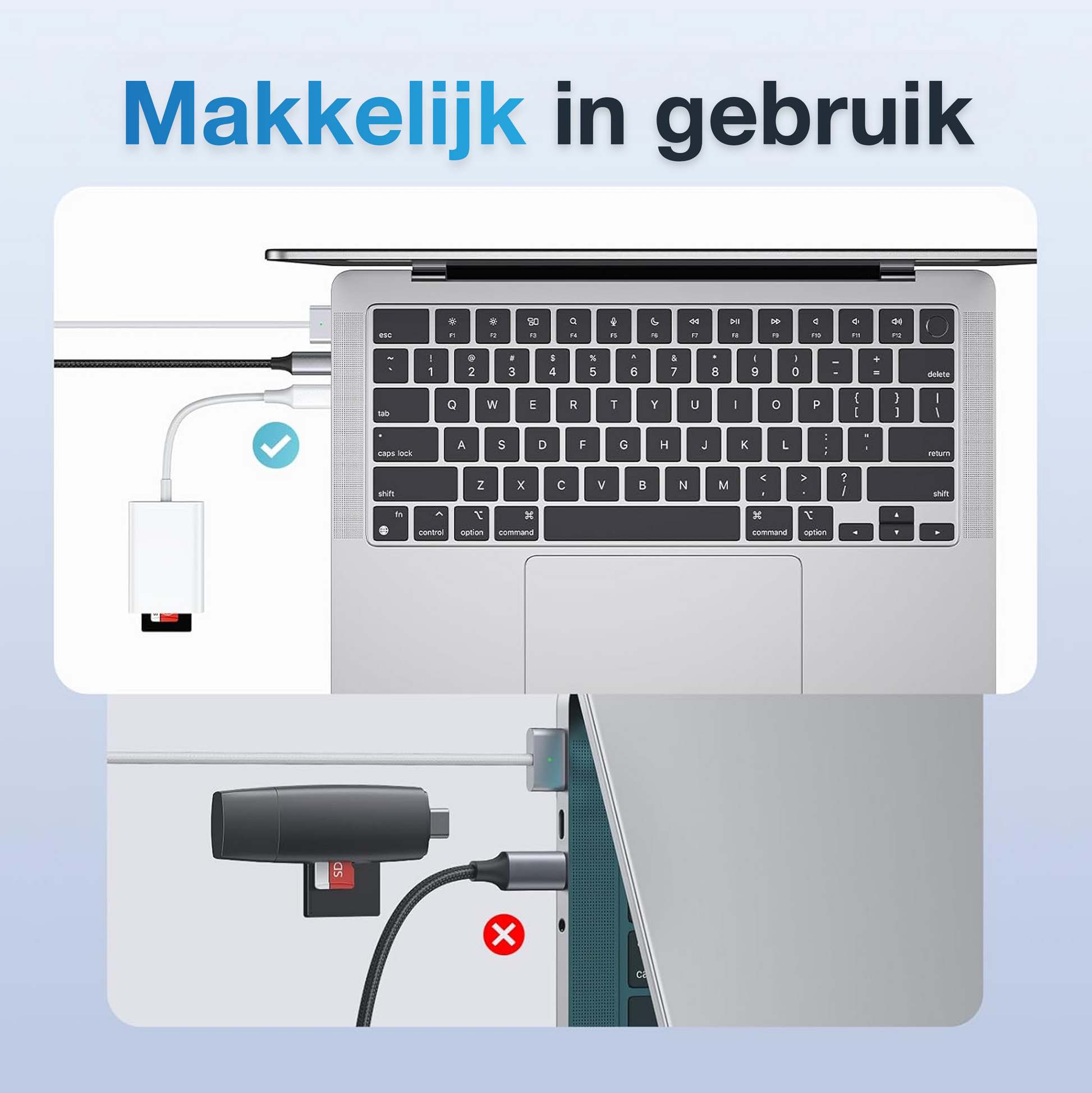 USB-C naar SD-Kaart Lezer - Wit-6