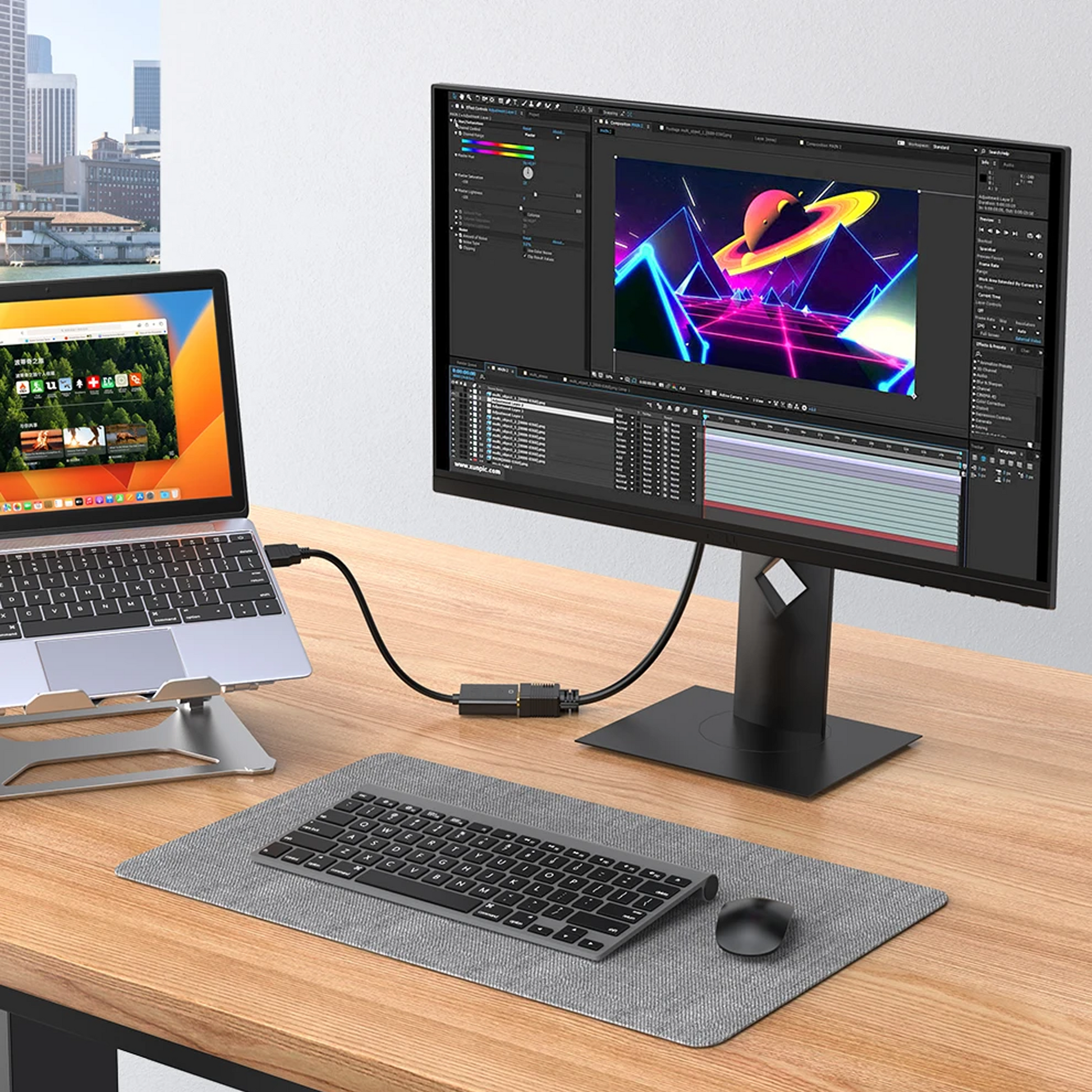 DisplayPort naar VGA Adapter - Zwart-3