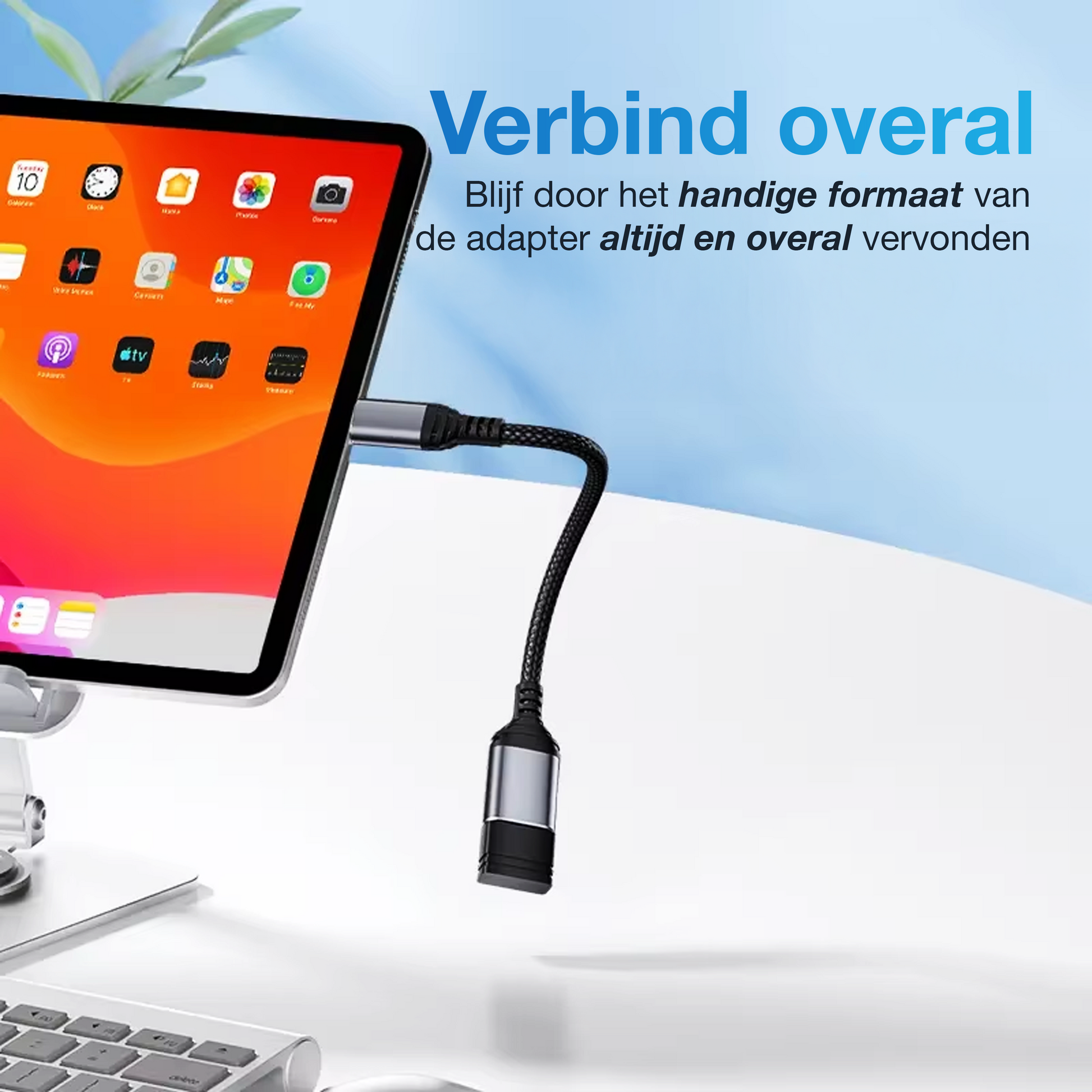 USB-C naar USB-A Adapter - Spacegrey-5