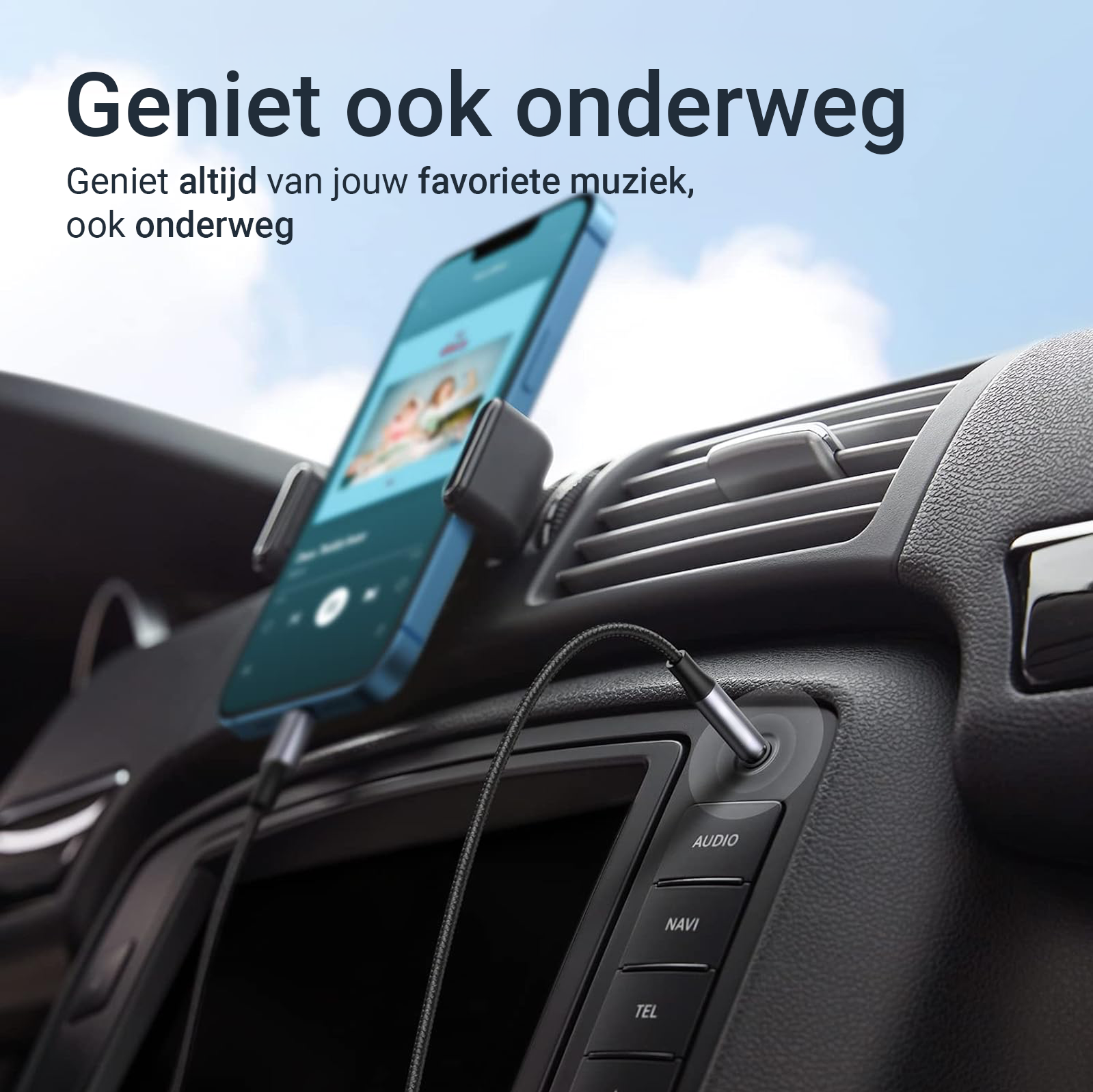 Lightning naar Aux Kabel - 1 Meter - Spacegrey-2