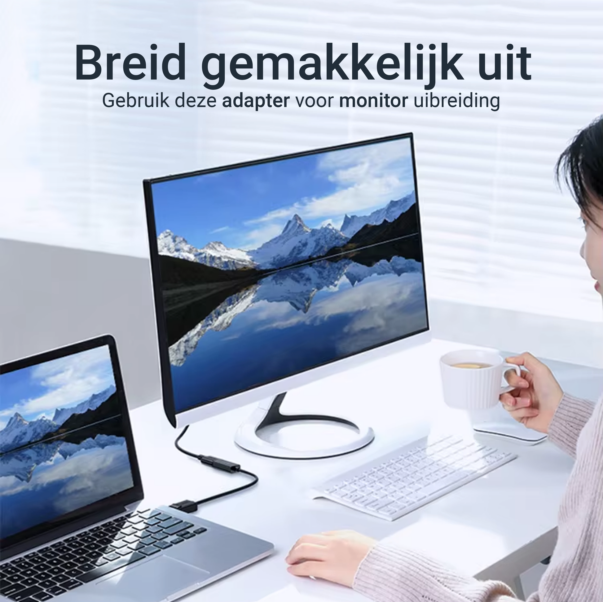 DisplayPort naar HDMI adapter - 0.15 Meter - Zwart-2