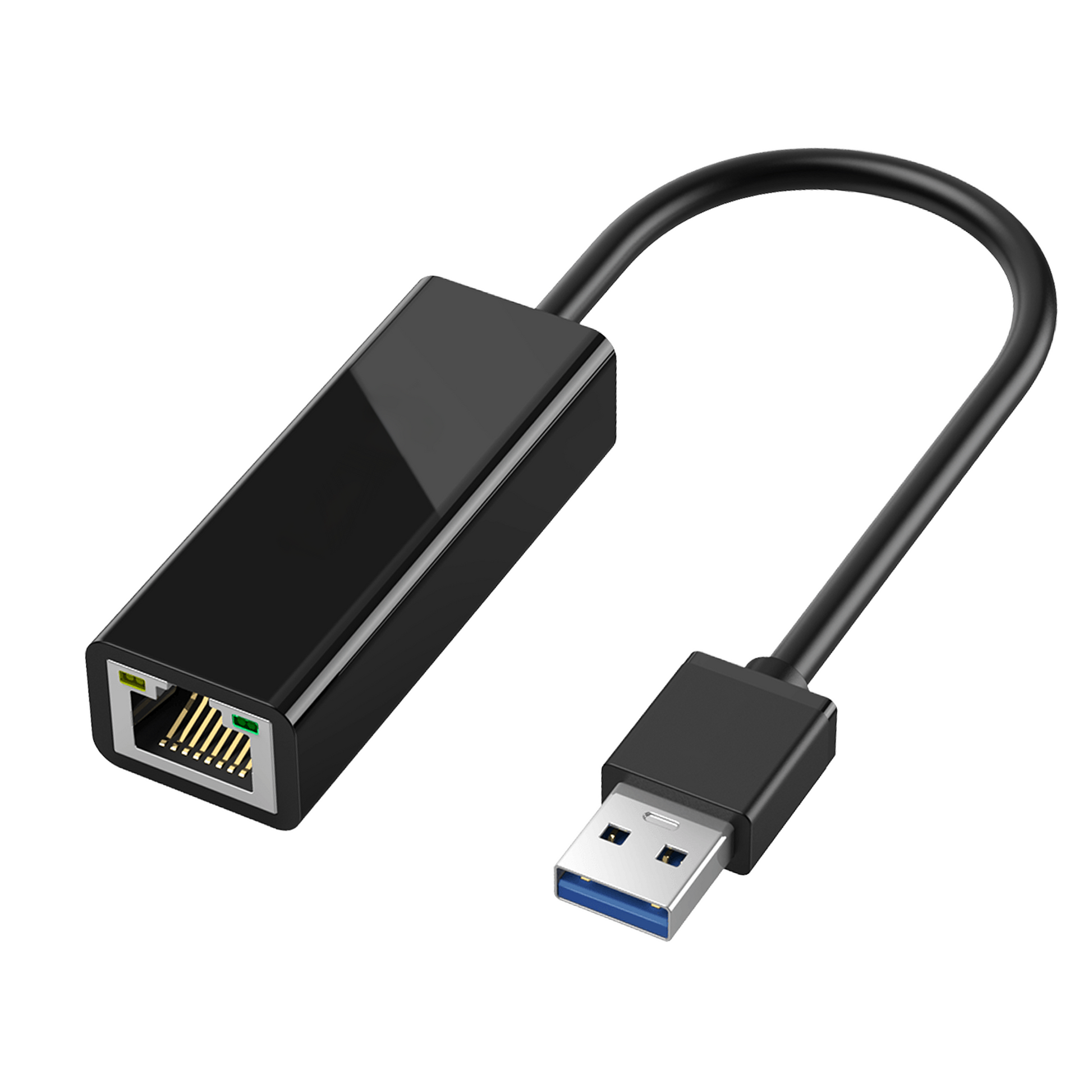 USB-A naar Ethernet Adapter - Zwart-1