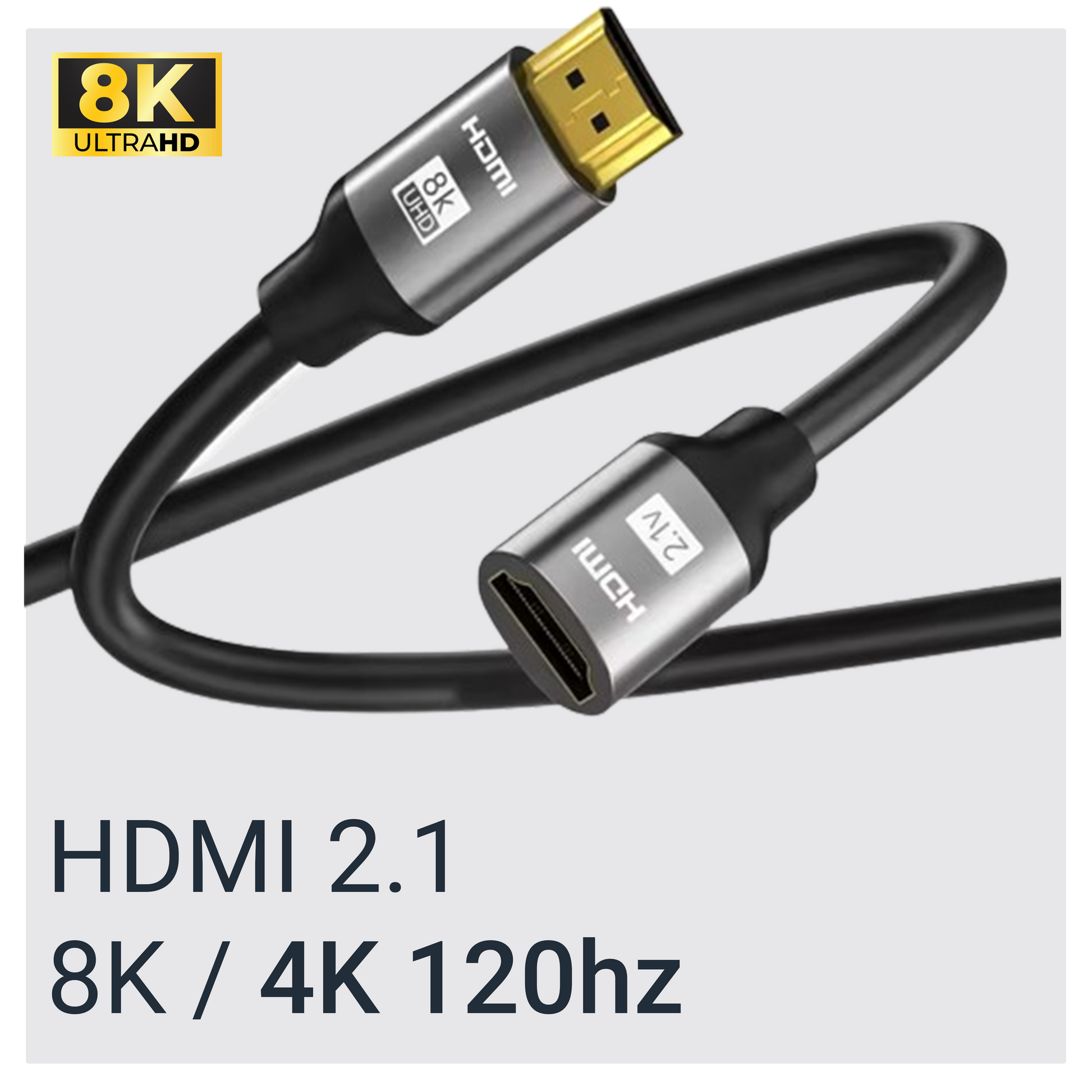 HDMI verlengkabel - 1.5 Meter - Spacegrey-2