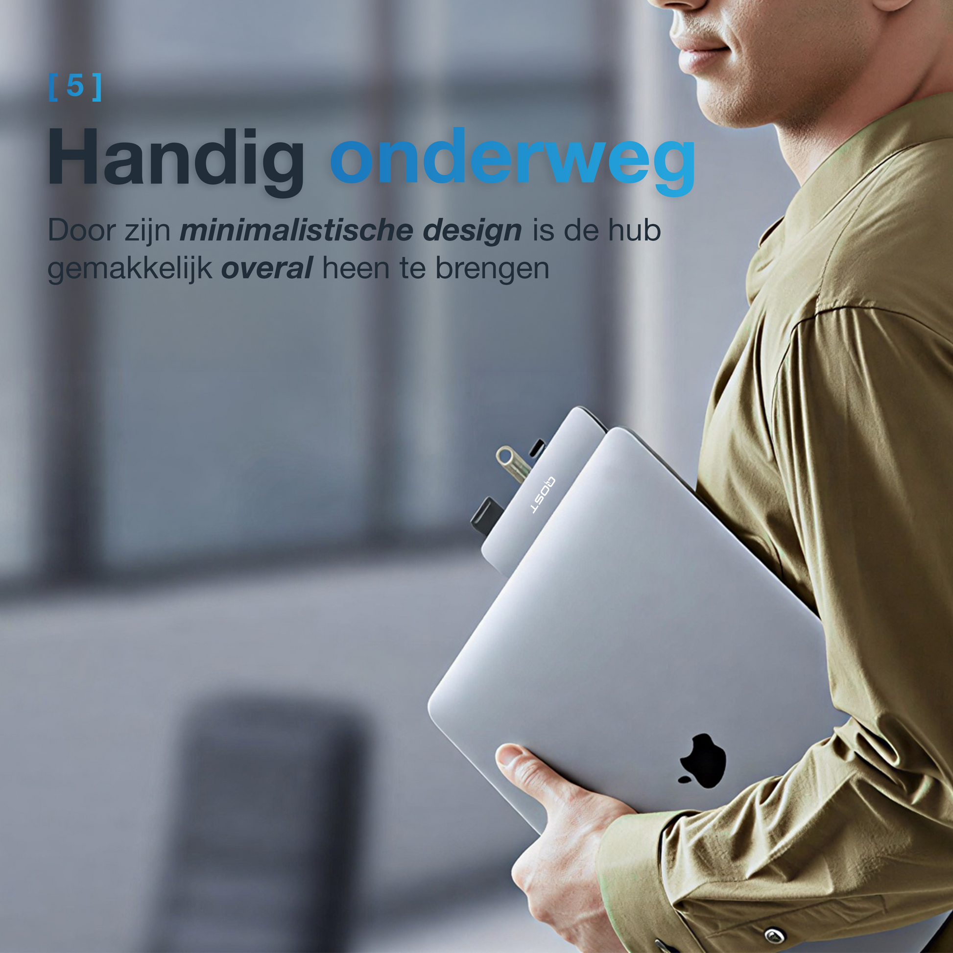 7 in 2 USB-C Hub - USB-C - Spacegrey-6