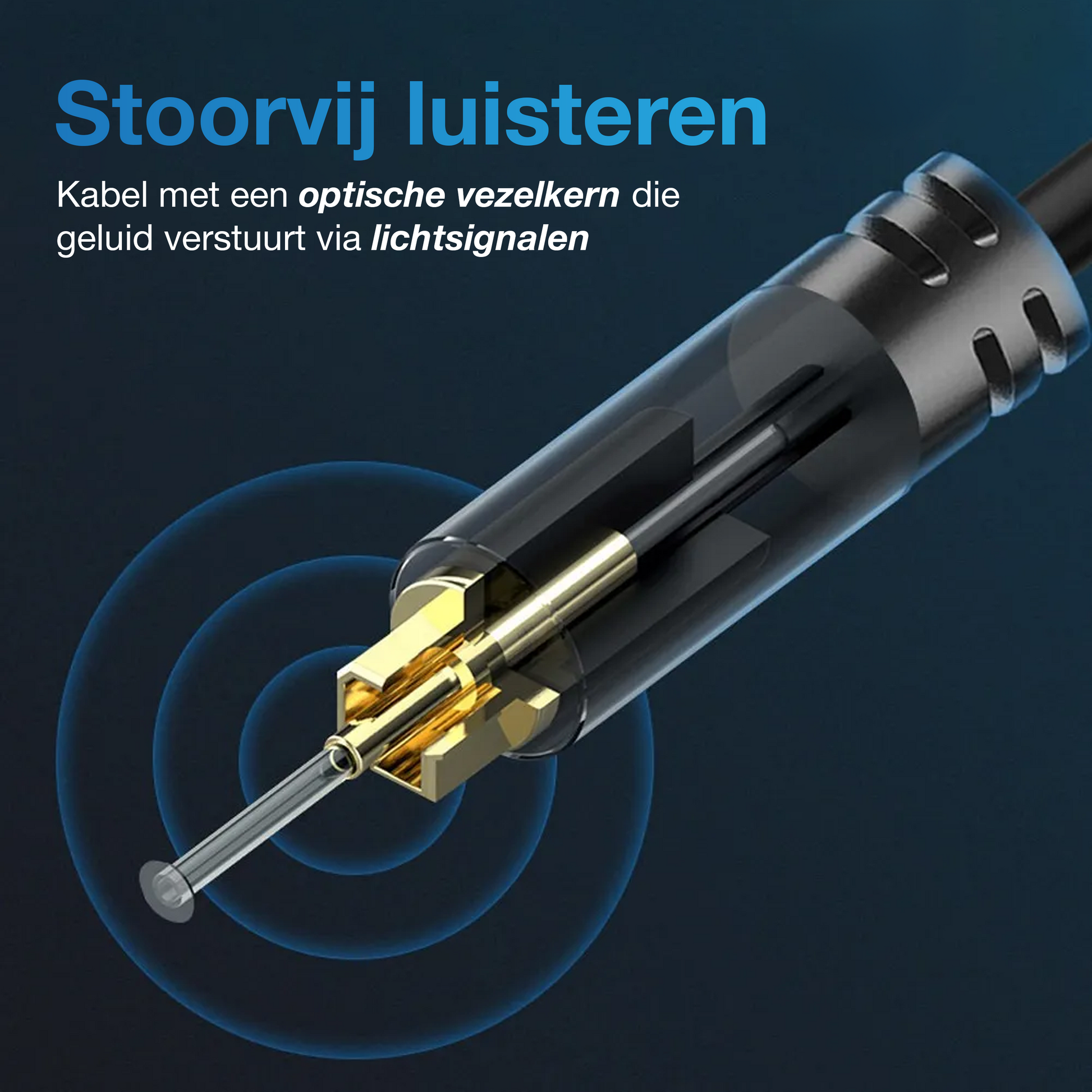 Toslink Optische Kabel - 2 Meter - Zwart - PVC-5