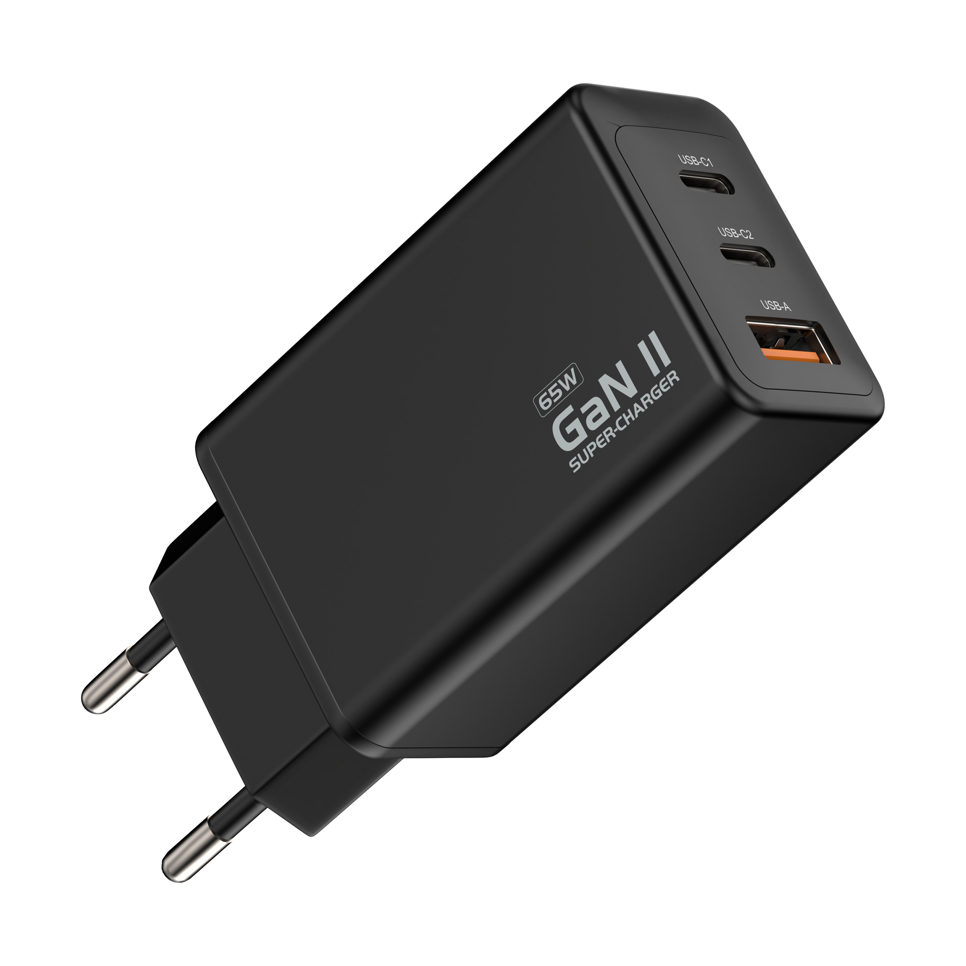 USB-C Adapter 65W - USB-A / USB-C - Zwart-1