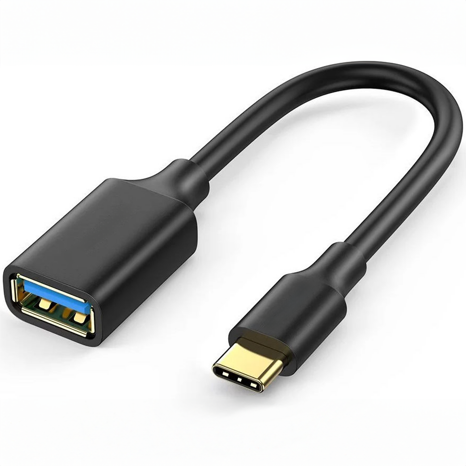 USB-C naar USB-A Adapter - Zwart-1