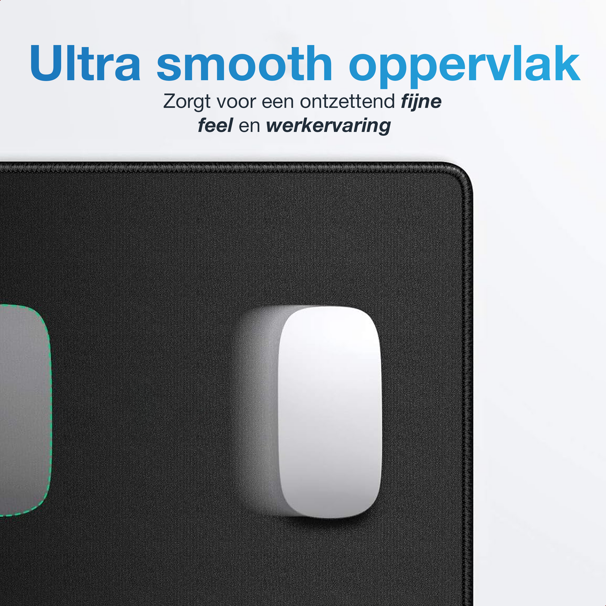 Extended Muismat - 90 x 45 cm - Zwart-3