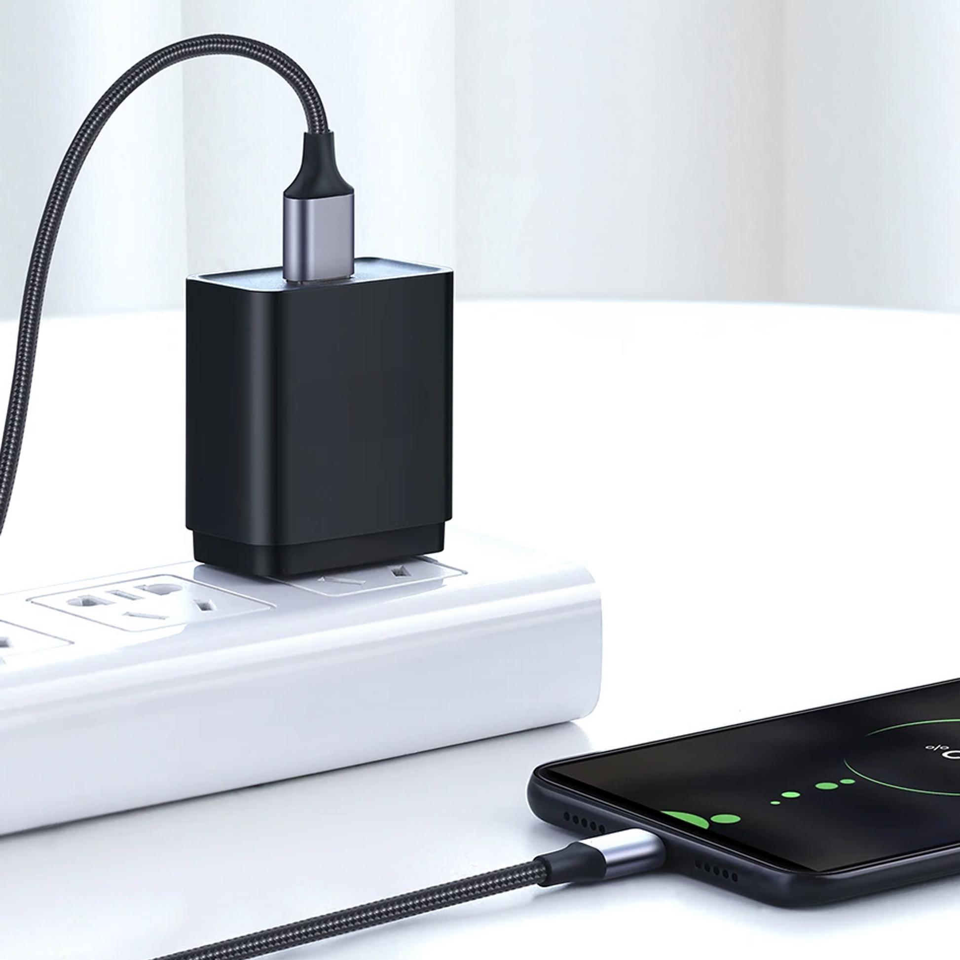 USB-A naar Micro USB Kabel - 1 Meter - Spacegrey-2