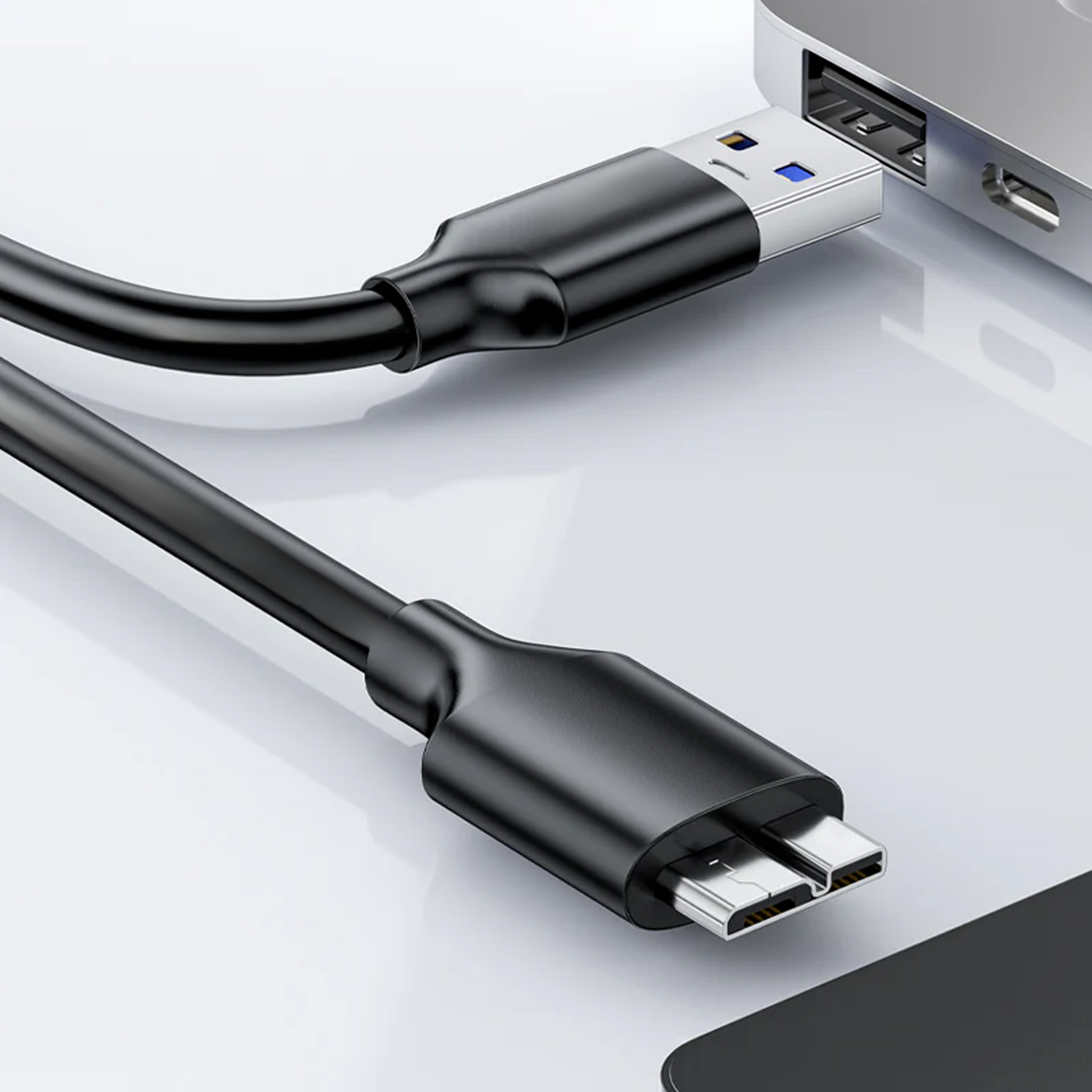 USB-A naar Micro USB-B Kabel - 1.8 Meter - Zwart-5