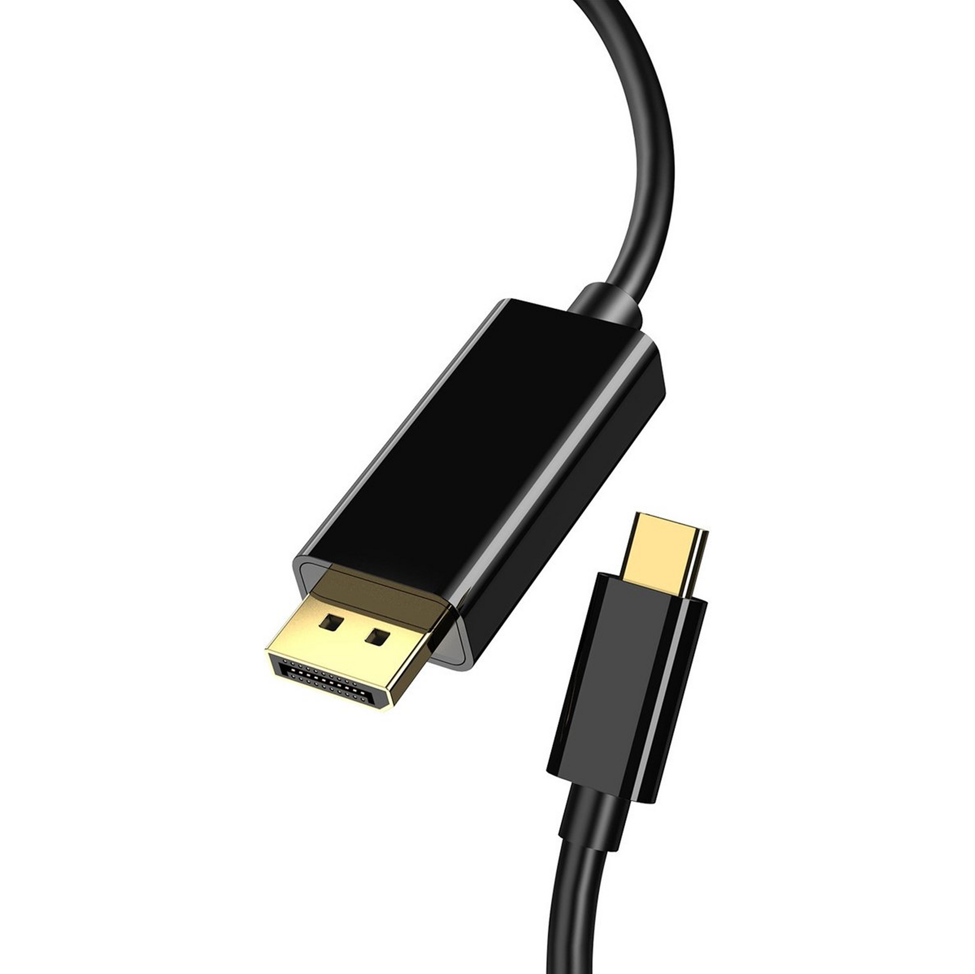USB-C naar DisplayPort Kabel - 1.8 Meter - Zwart-2