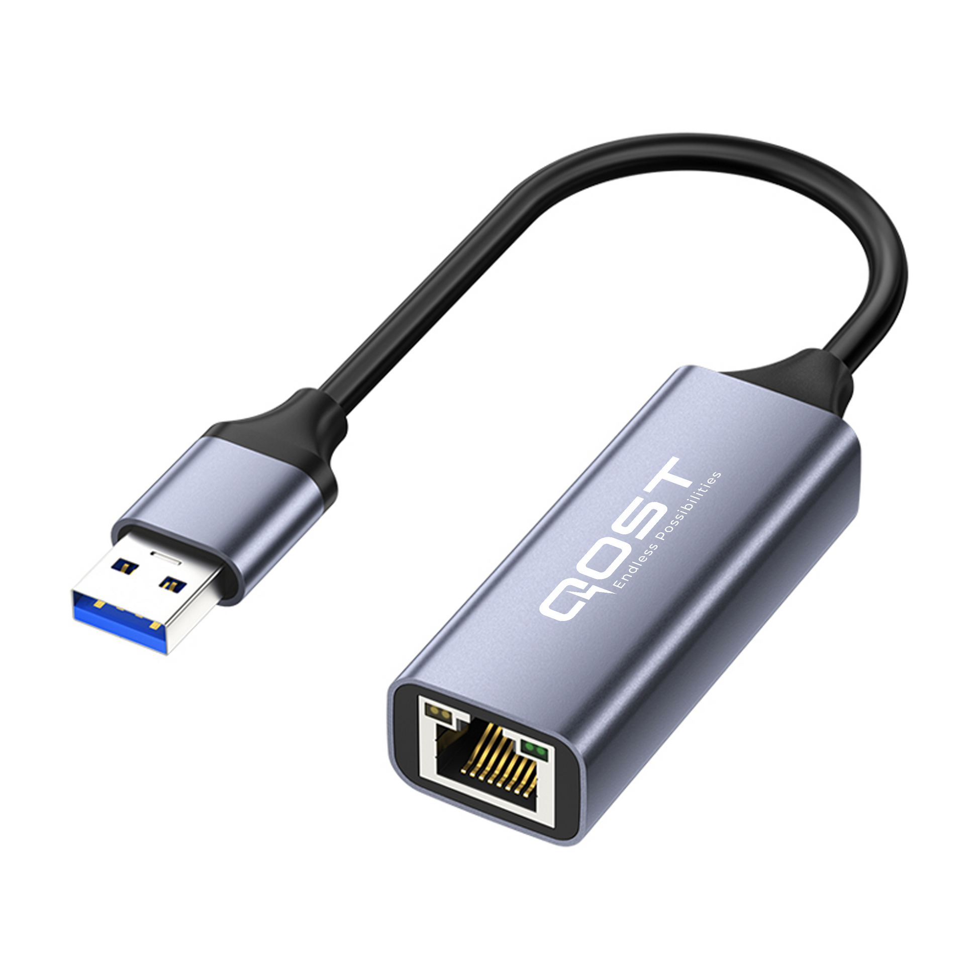 USB-A naar Ethernet Adapter - Spacegrey-1