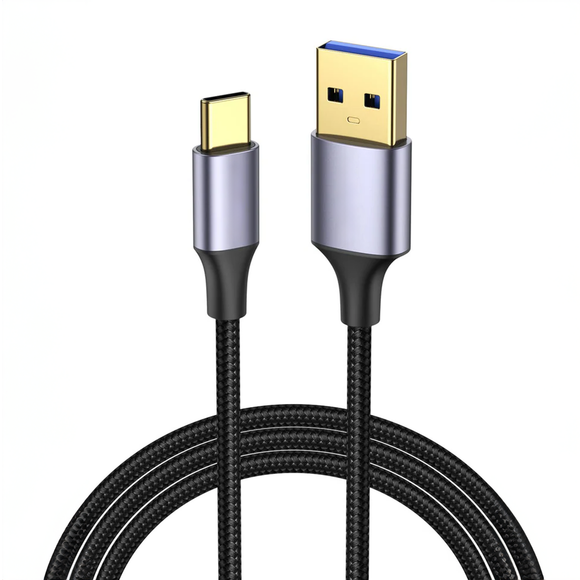 USB-A naar USB-C Kabel - 1 Meter - Spacegrey-1