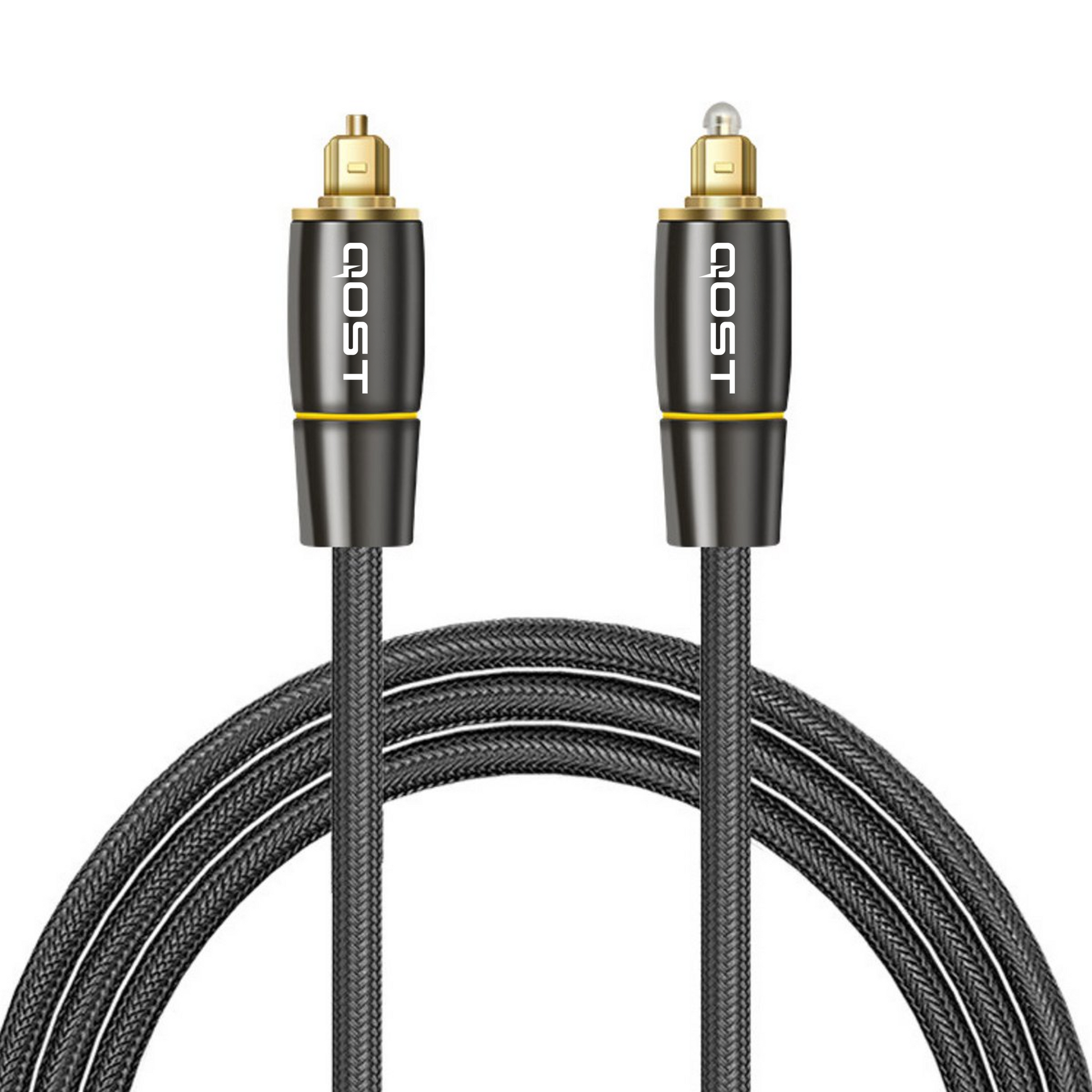 Toslink Optische Kabel - 5 Meter - Zwart - Nylon-6