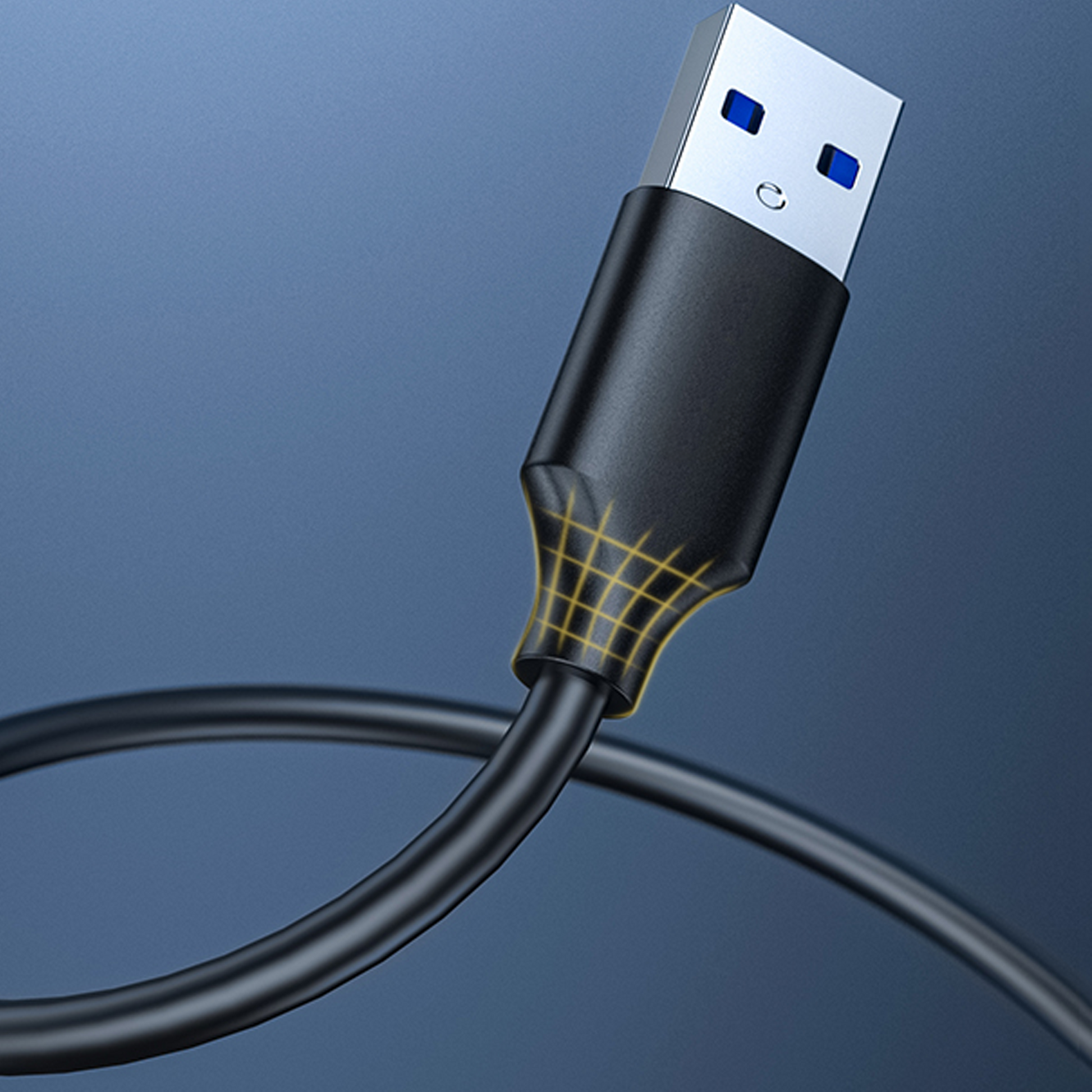 USB-A naar USB-A Kabel - 3 Meter - Zwart-4
