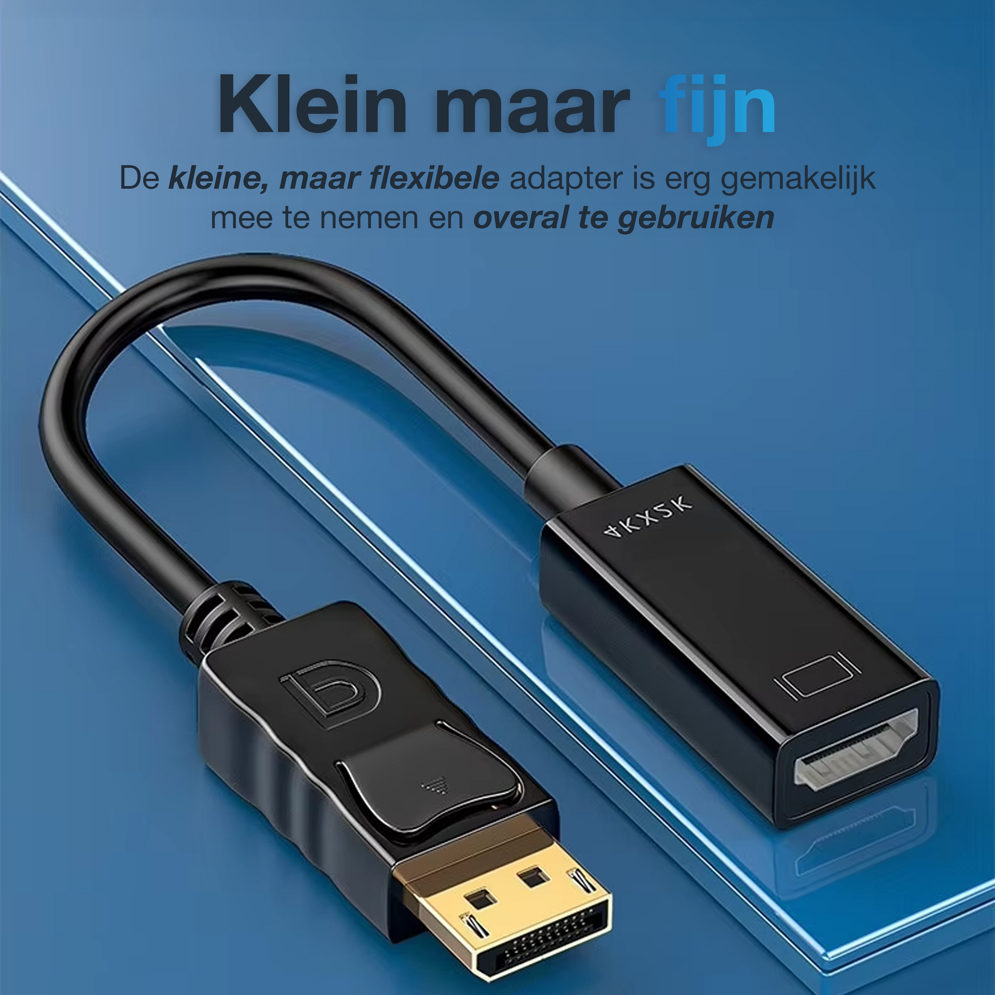 DisplayPort naar HDMI adapter - 0.15 Meter - Zwart-4