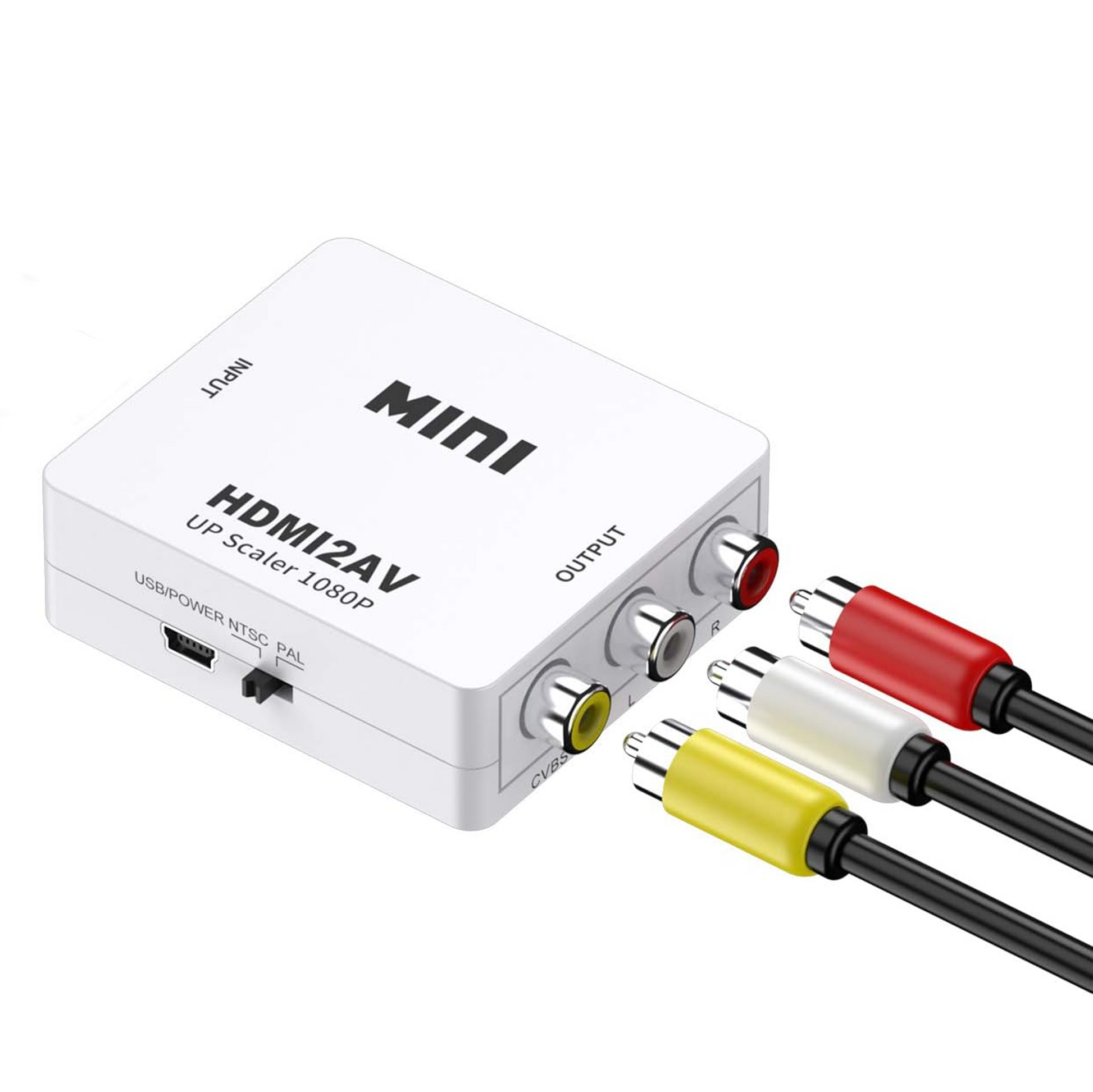 AV naar HDMI Adapter - Wit-1