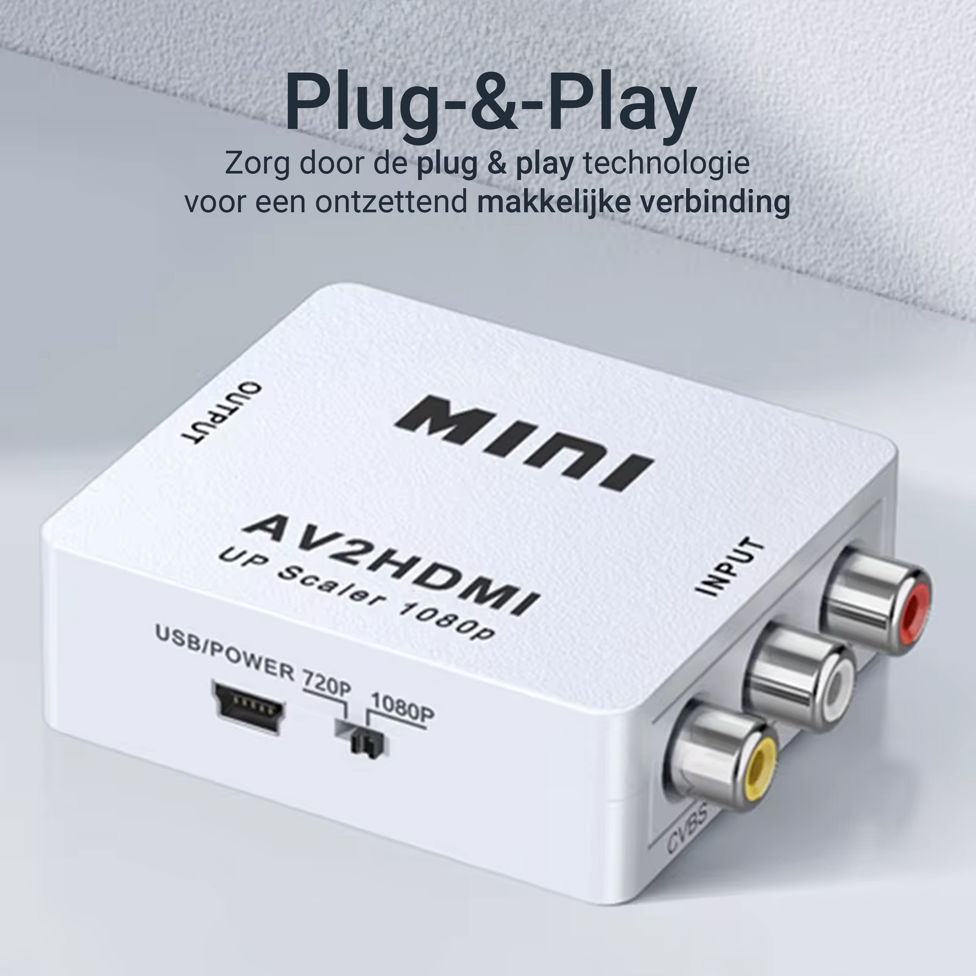 AV naar HDMI Adapter - Wit-2