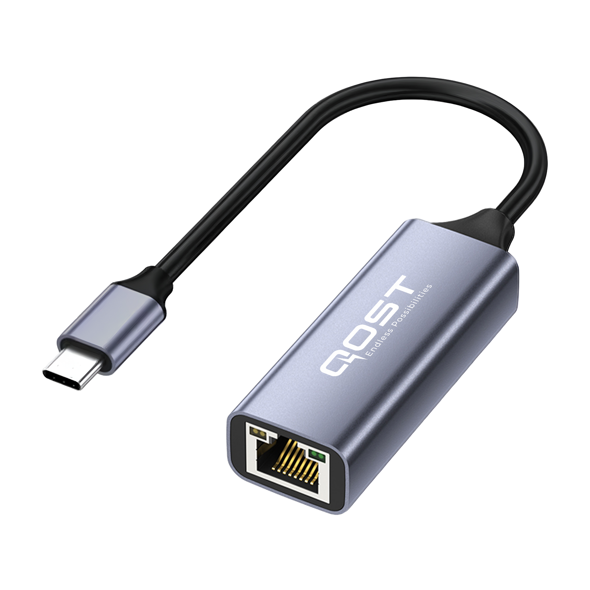 USB-C naar Ethernet Adapter - Spacegrey