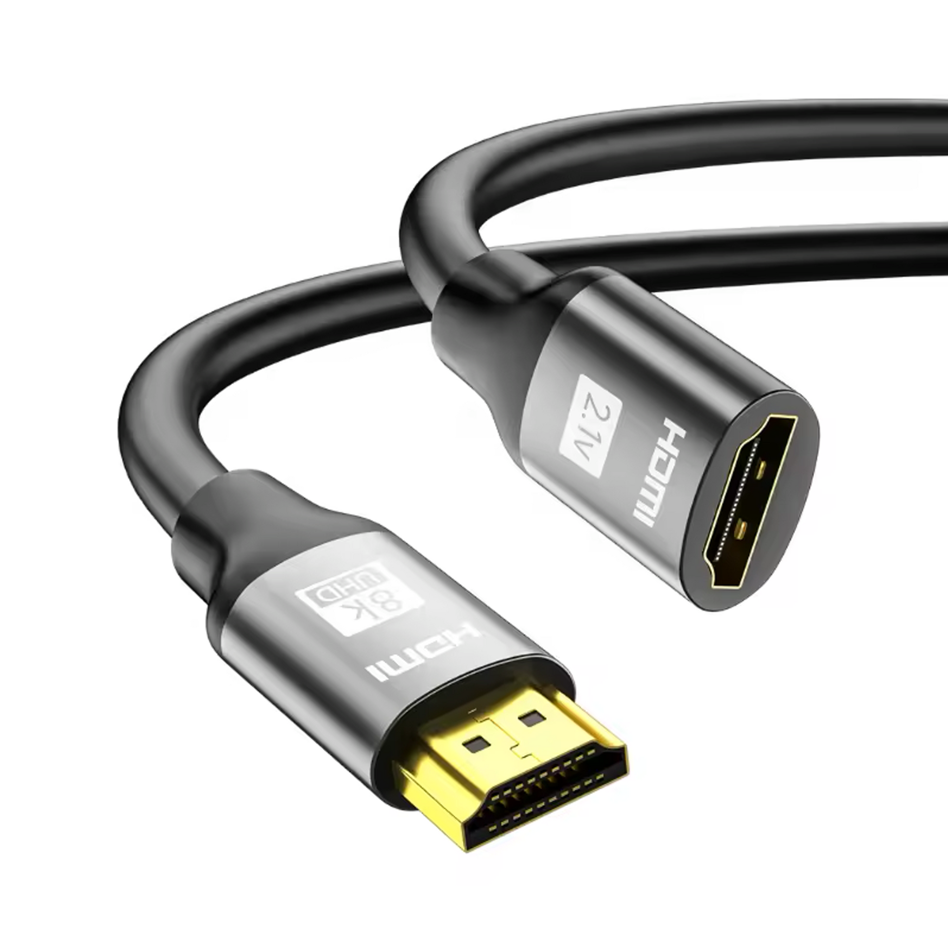 HDMI verlengkabel - 5 Meter - Spacegrey-1