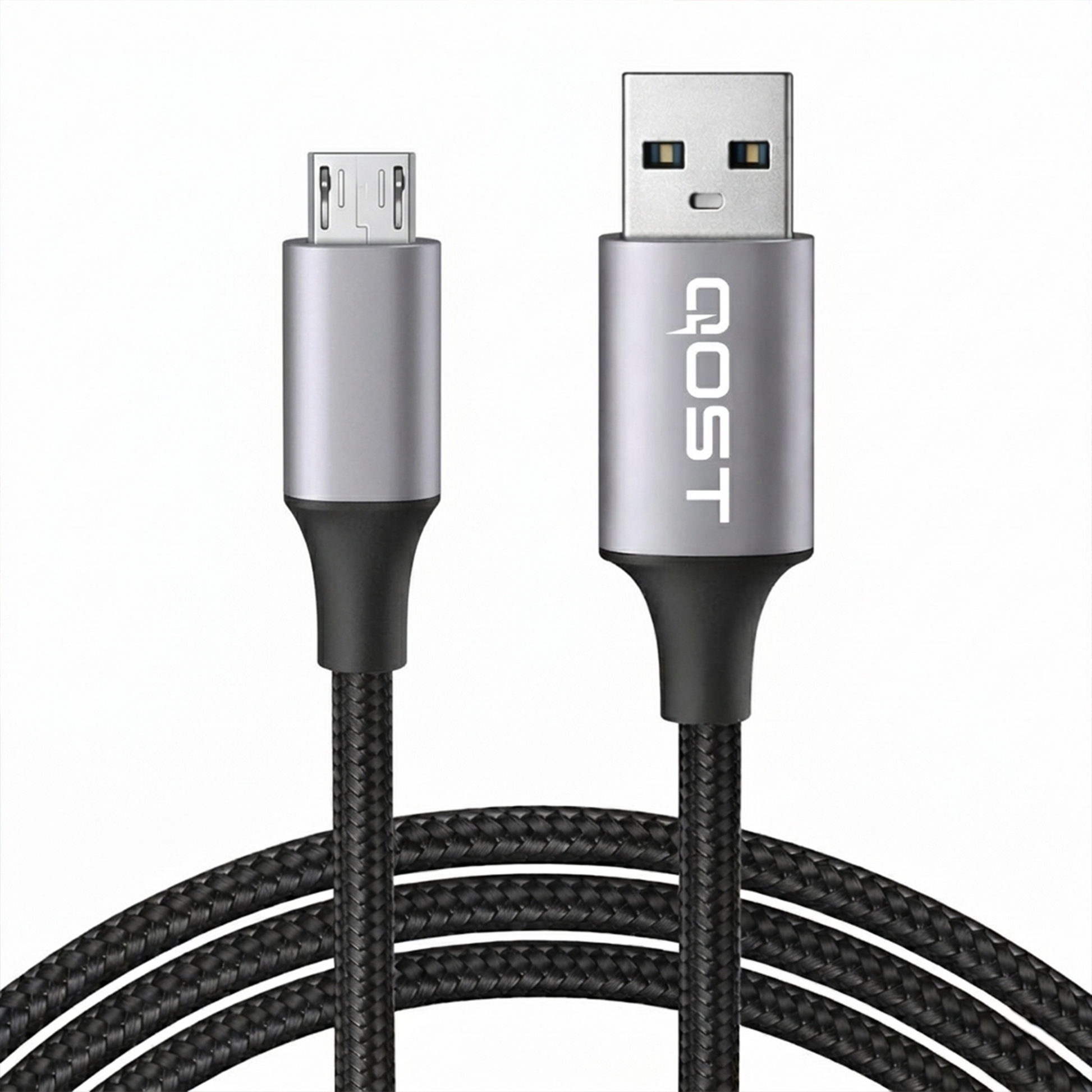 USB-A naar Micro USB Kabel - 1 Meter - Spacegrey-1