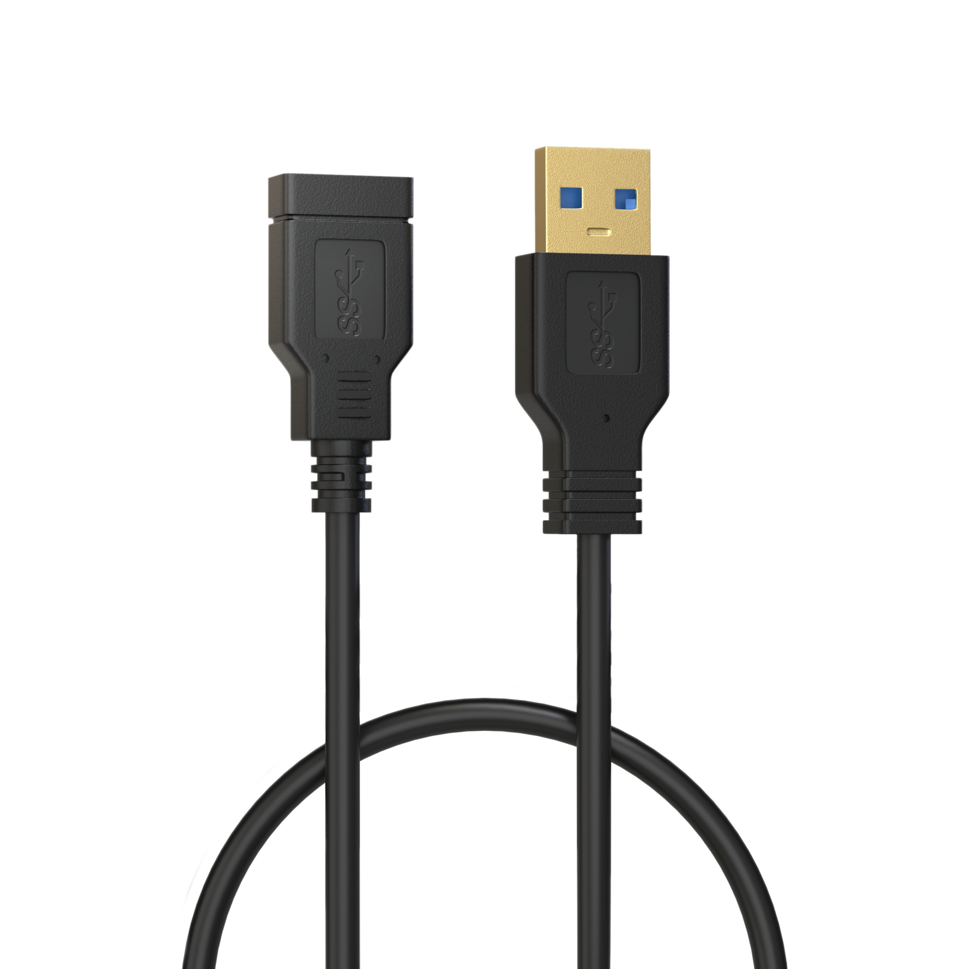 USB-A Verlengkabel - 1 Meter - Zwart-7