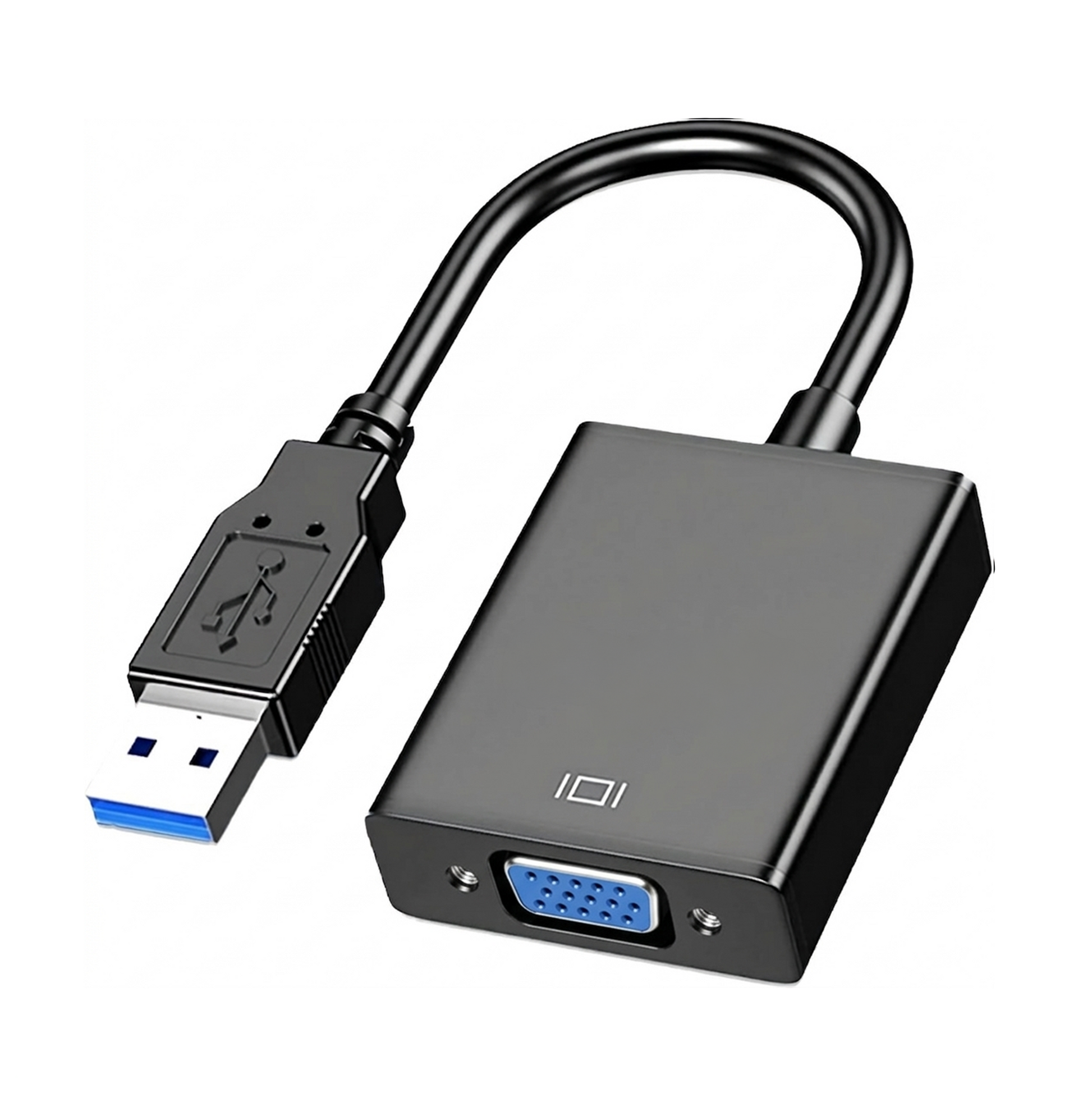 USB-A naar VGA Adapter - Zwart-1