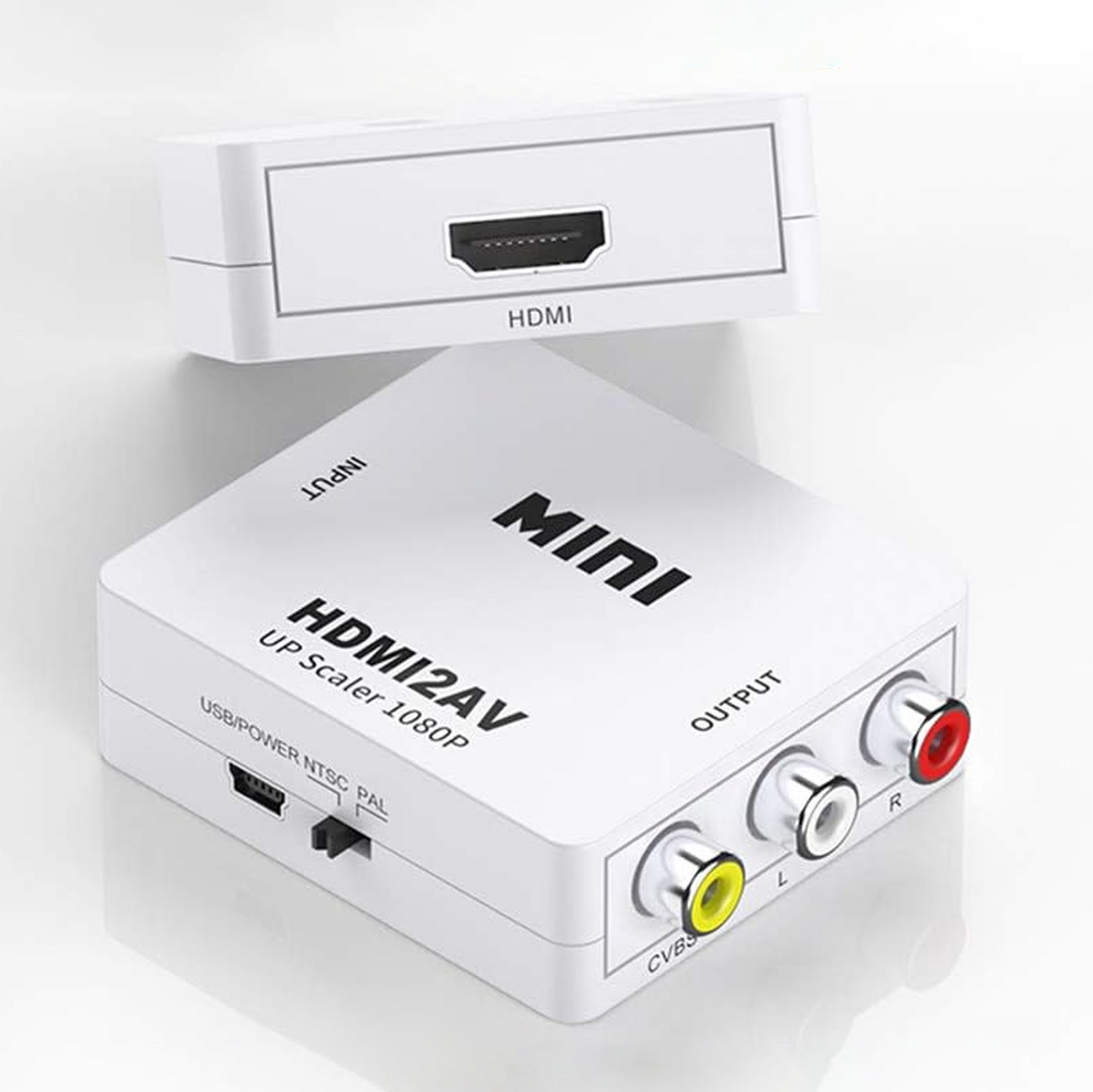 AV naar HDMI Adapter - Wit-6
